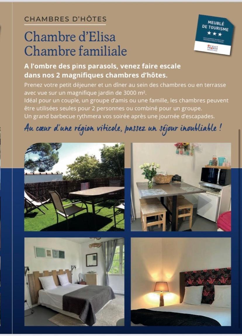 Chambres D'Elisa Saint-Morillon 외부 사진